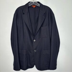 Barena Venezia Men’s Wool Blend Navy 2 Buttons Sports Jacket Blazer Size 54 IT
